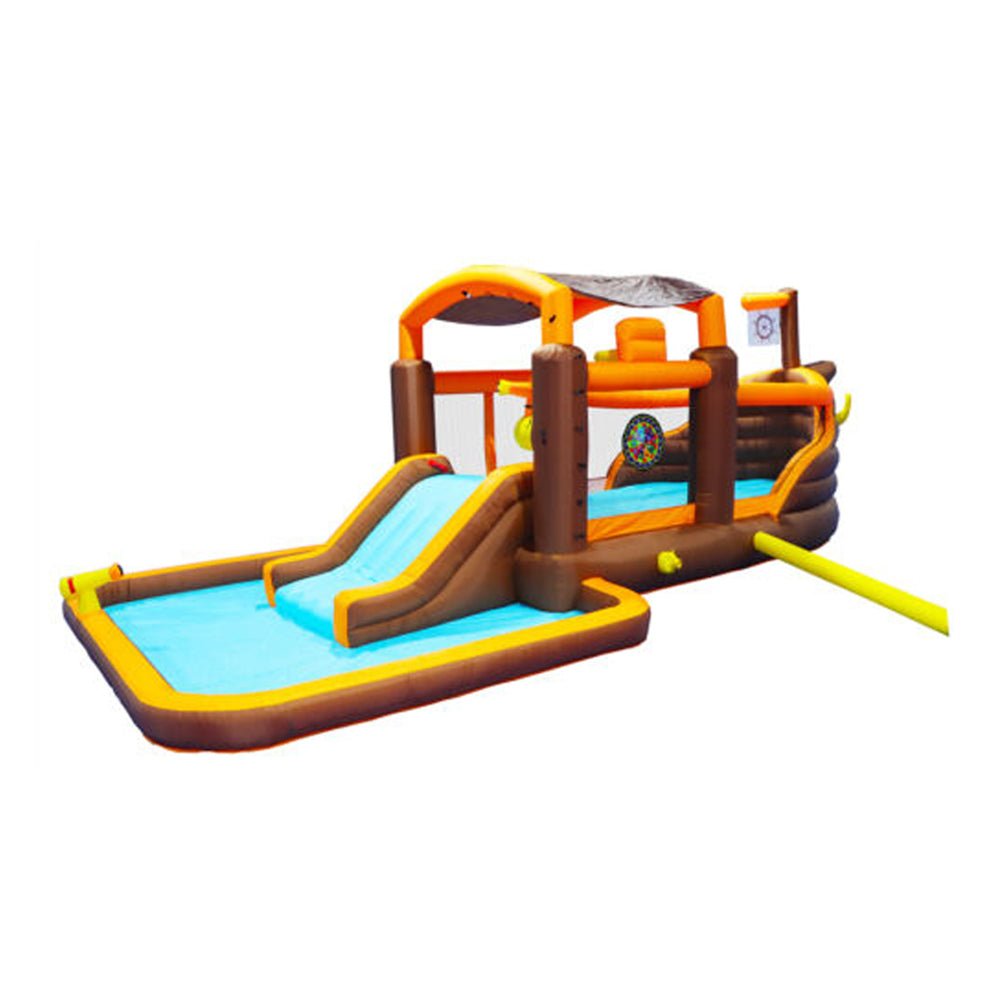 Commercial Inflatable Kids Bounce House W/ Water Slide & Blower, 23FT (96708451)