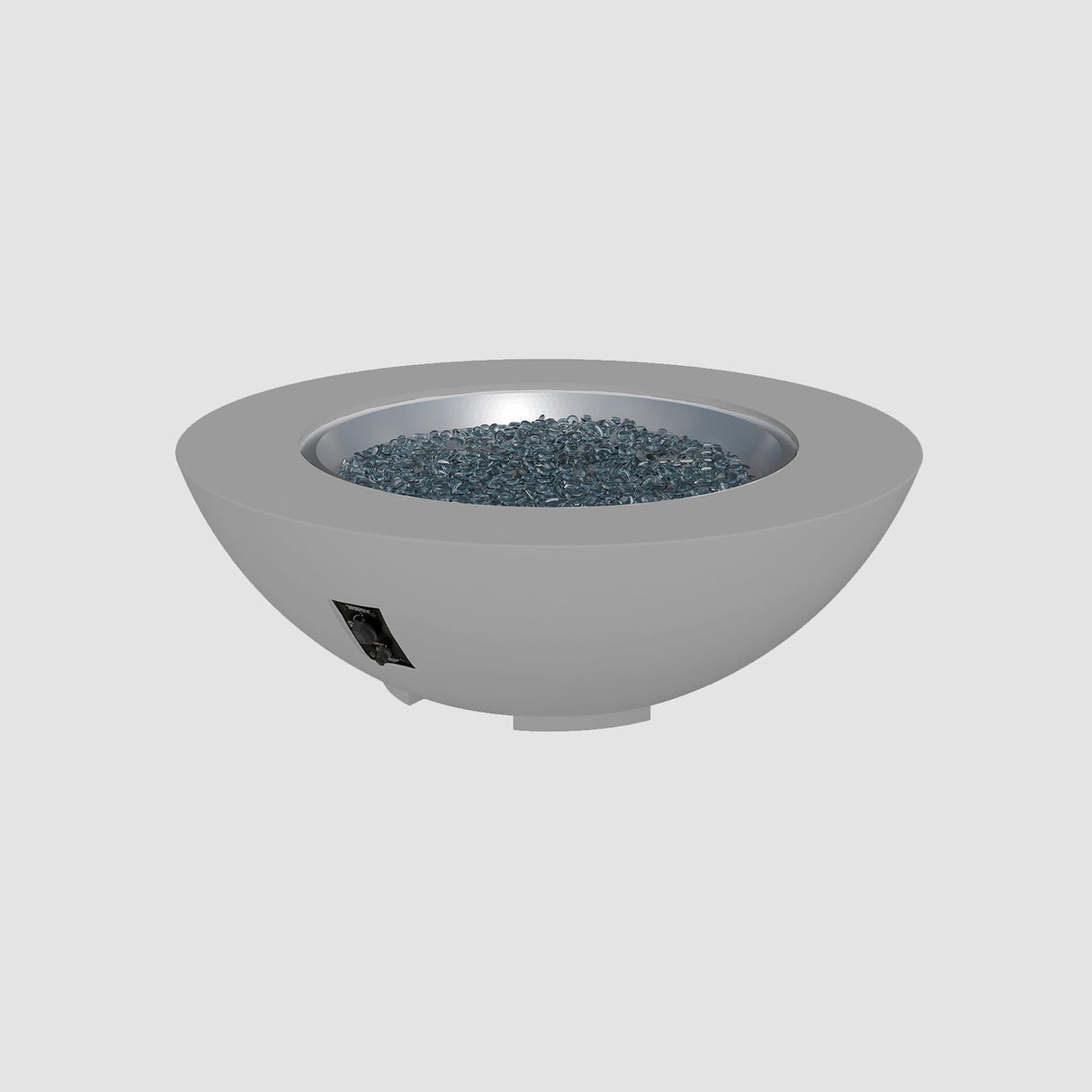 The Outdoor Greatroom Cove 42" Concrete Bowl Gas Fire Pit - CV-30