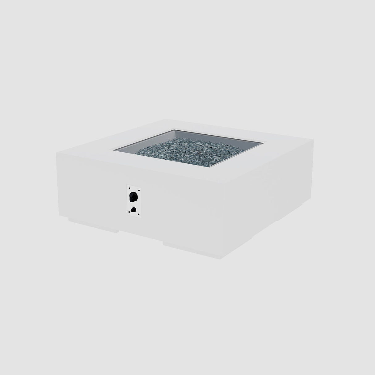 The Outdoor Greatroom Cove 36" Concrete Square Gas Fire Pit Table - CVS-36NG