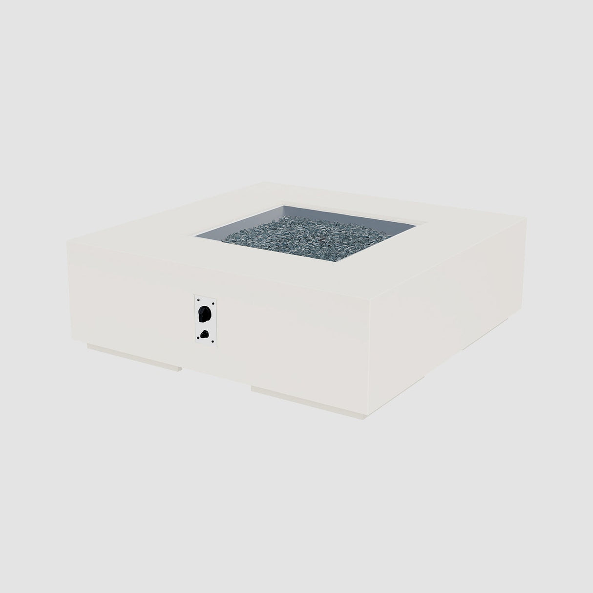 The Outdoor Greatroom Cove 48" Concrete Square Gas Fire Pit Table - CVS-48NG