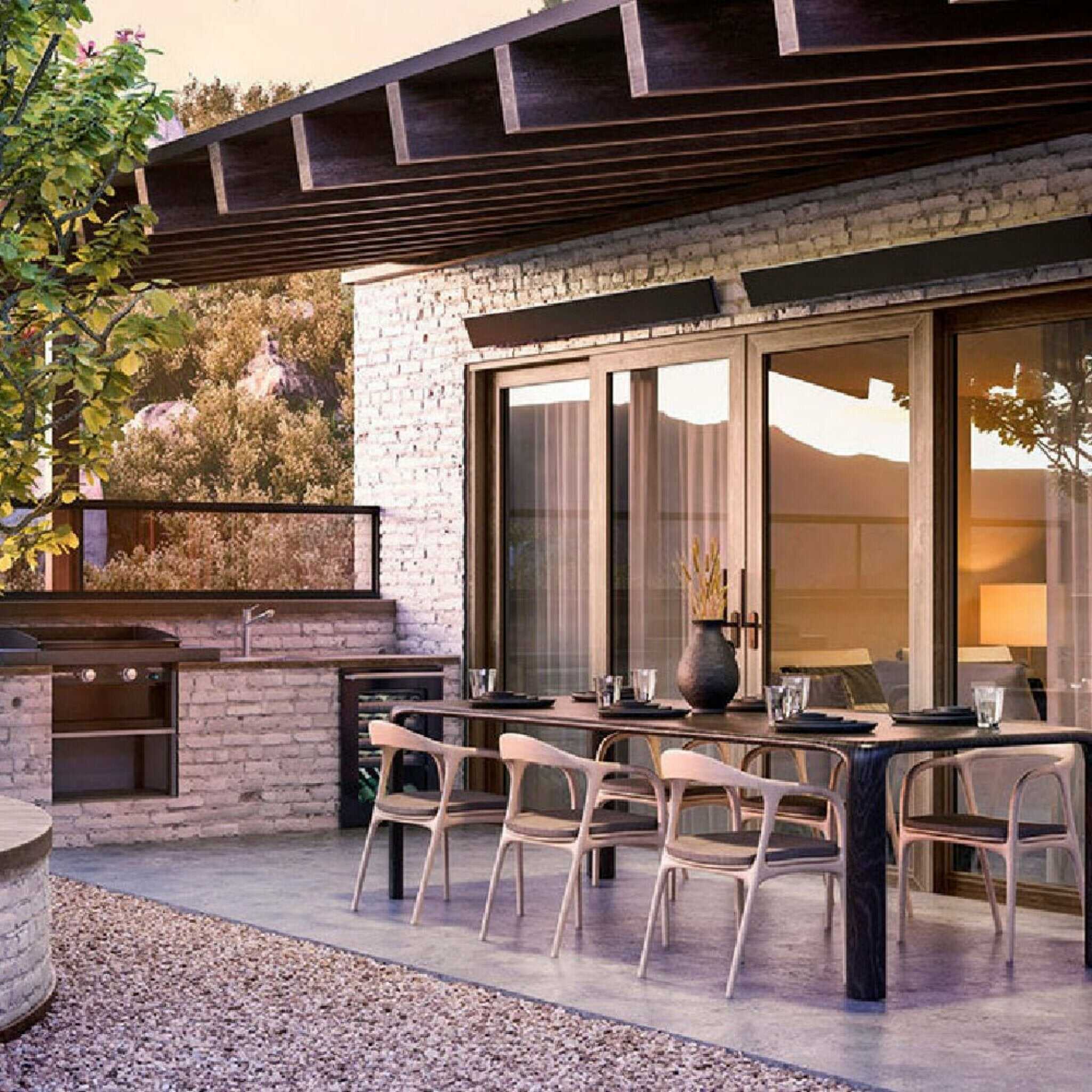 Dimplex DLW 70" Black Long Wave Radiant Electric Heater For Outdoor And Indoor, 3200W