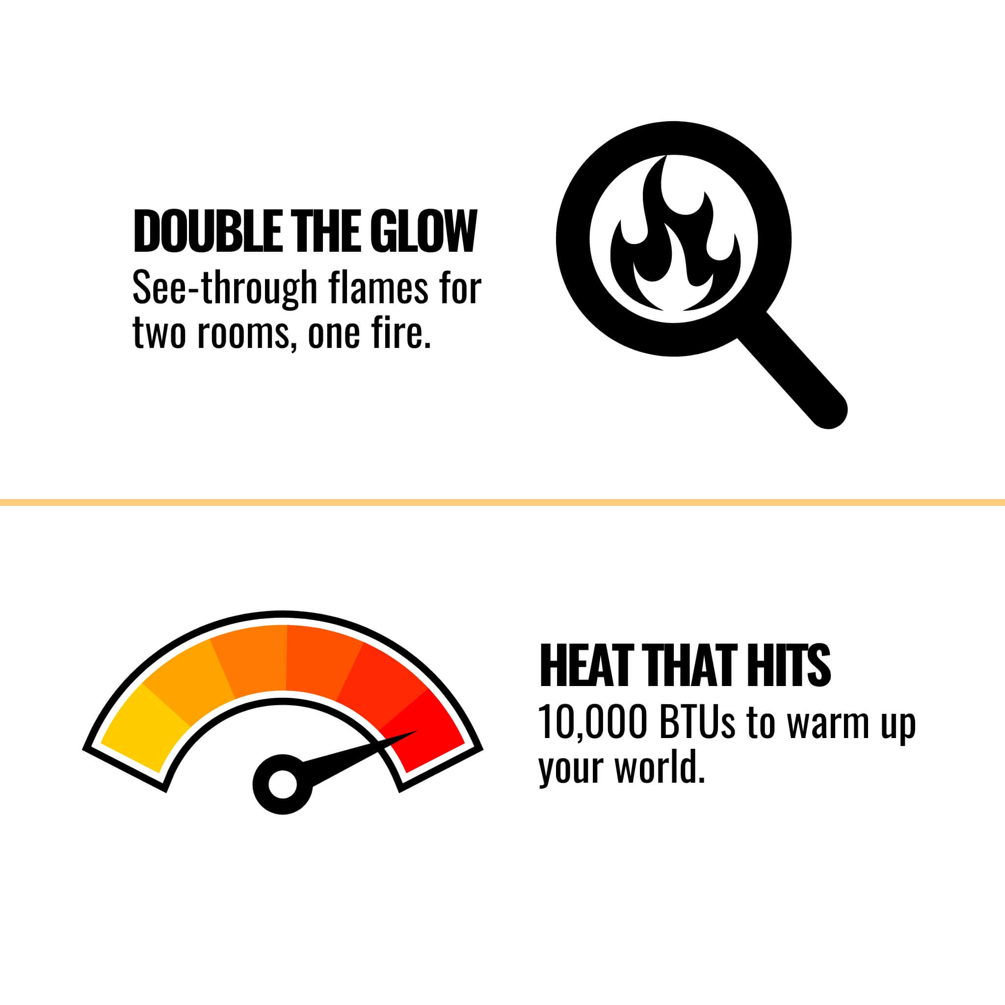 Dimplex Ignite Evolve Built-In Frosted Tumbled Glass Linear Electric Fireplace With Heat Boost System & Trim Kit