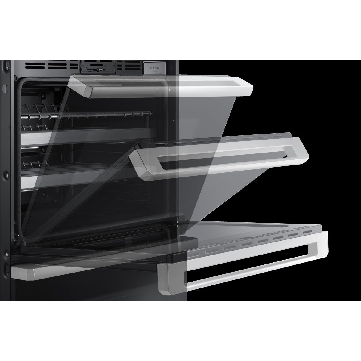 Dacor 30-Inch Contemporary Double Wall Oven with Steam, Silver Stainless - DOB30M977DS