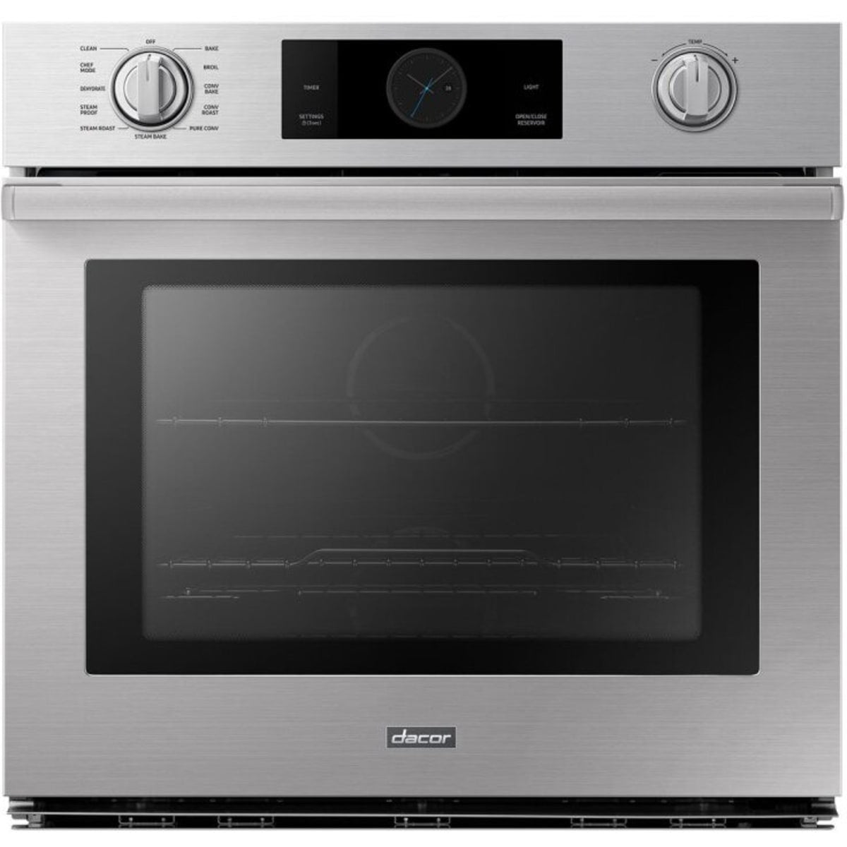 Dacor 30-Inch Transitional Single Wall Oven, Silver Stainless - DOB30T977SS
