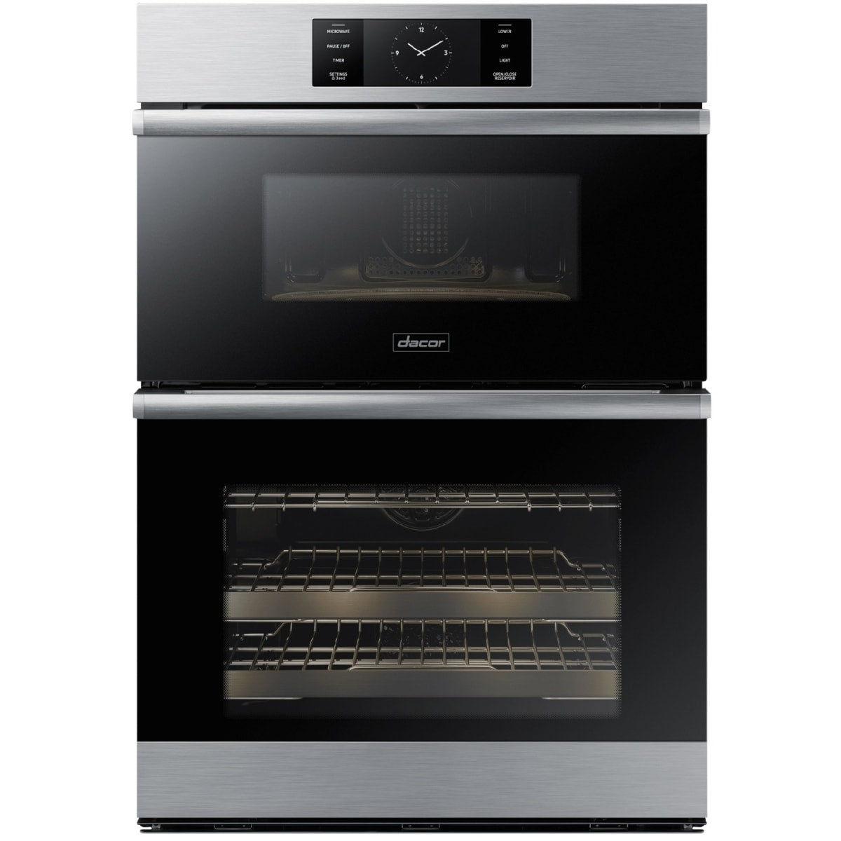 Dacor 30-Inch Contemporary Combination Wall Oven with Steam, Silver Stainless - DOC30M977DS