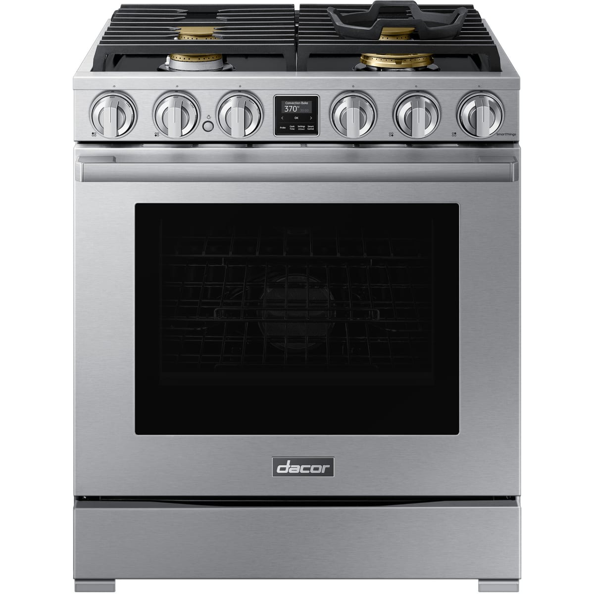 Dacor 30-Inch Transitional Gas Range, Silver Stainless - DOP30T940DS