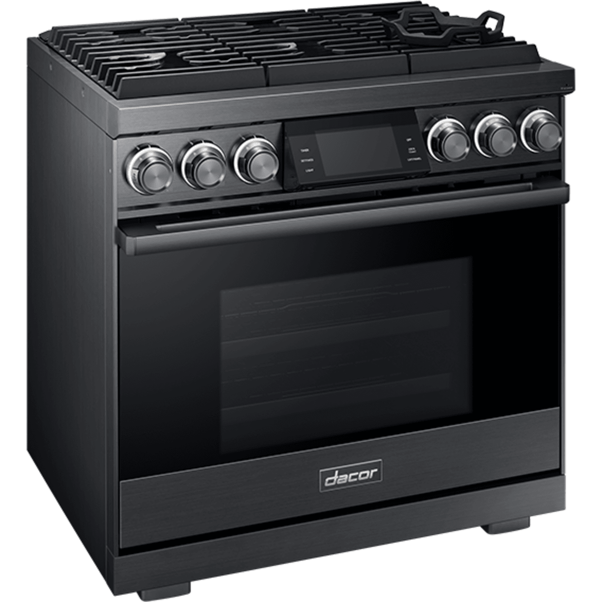 Dacor 36-Inch Contemporary Gas Range, Graphite Stainless - DOP36M96GLM