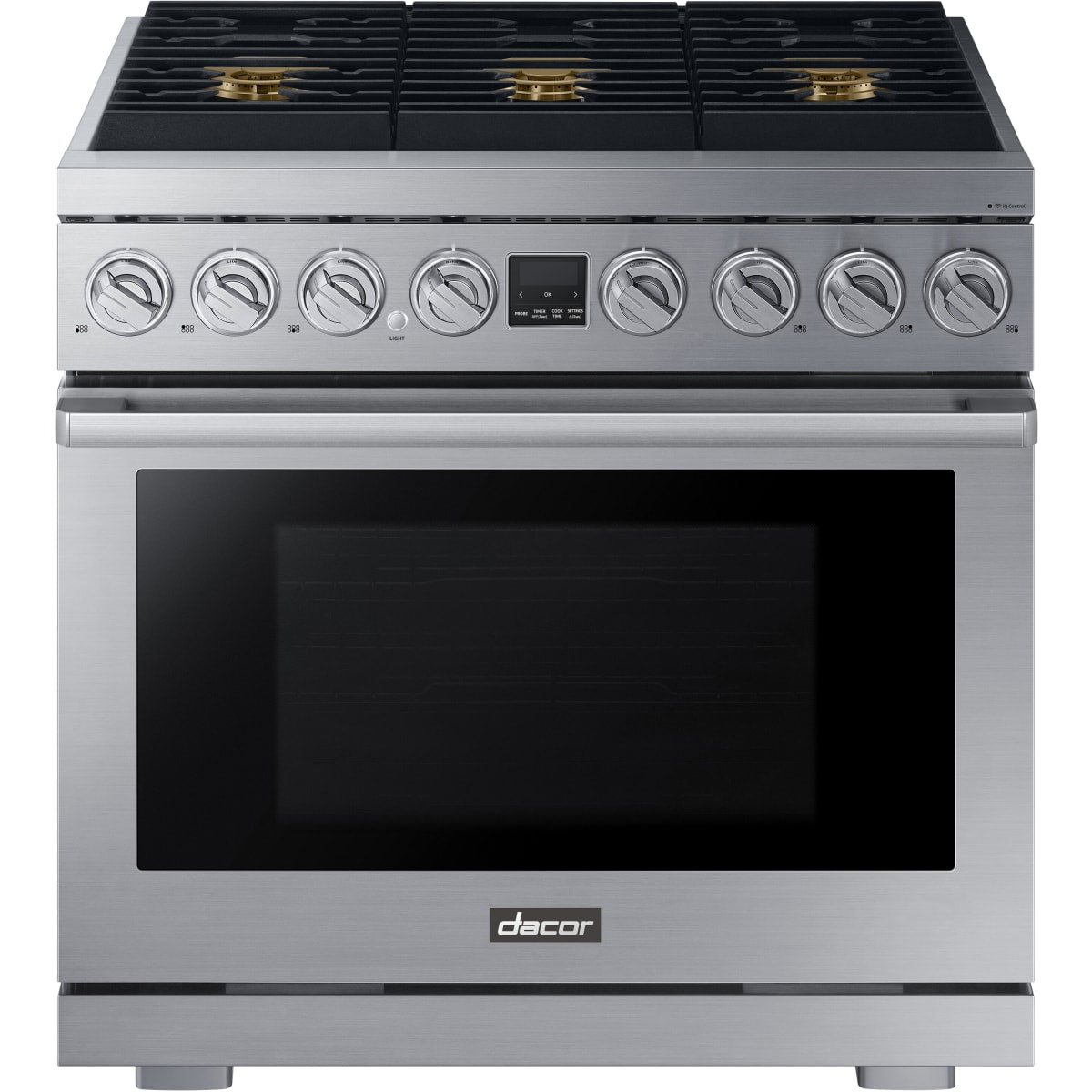 Dacor 36-Inch Transitional Gas Range, Silver Stainless - DOP36T86GLS