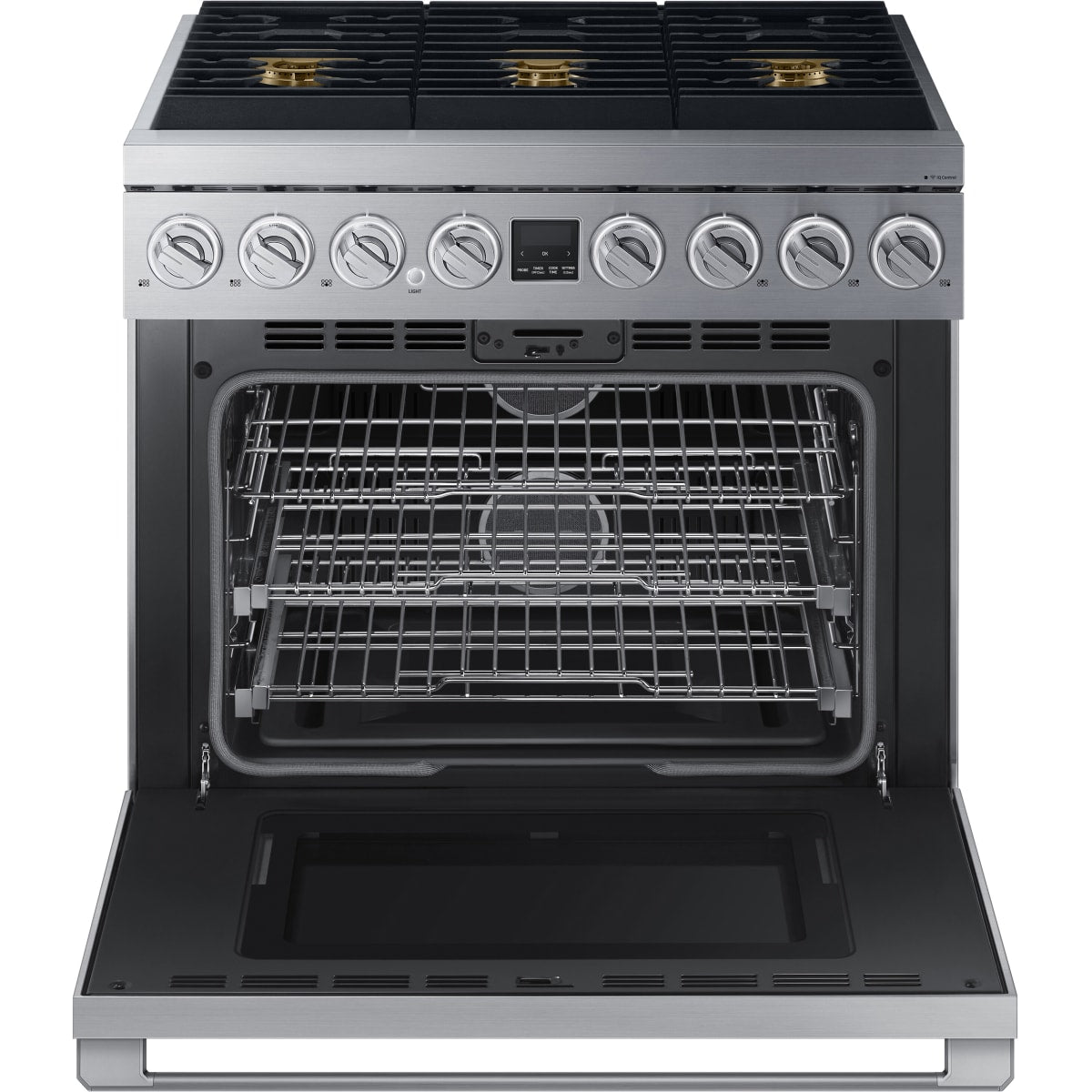 Dacor 36-Inch Transitional Gas Range, Silver Stainless - DOP36T86GLS