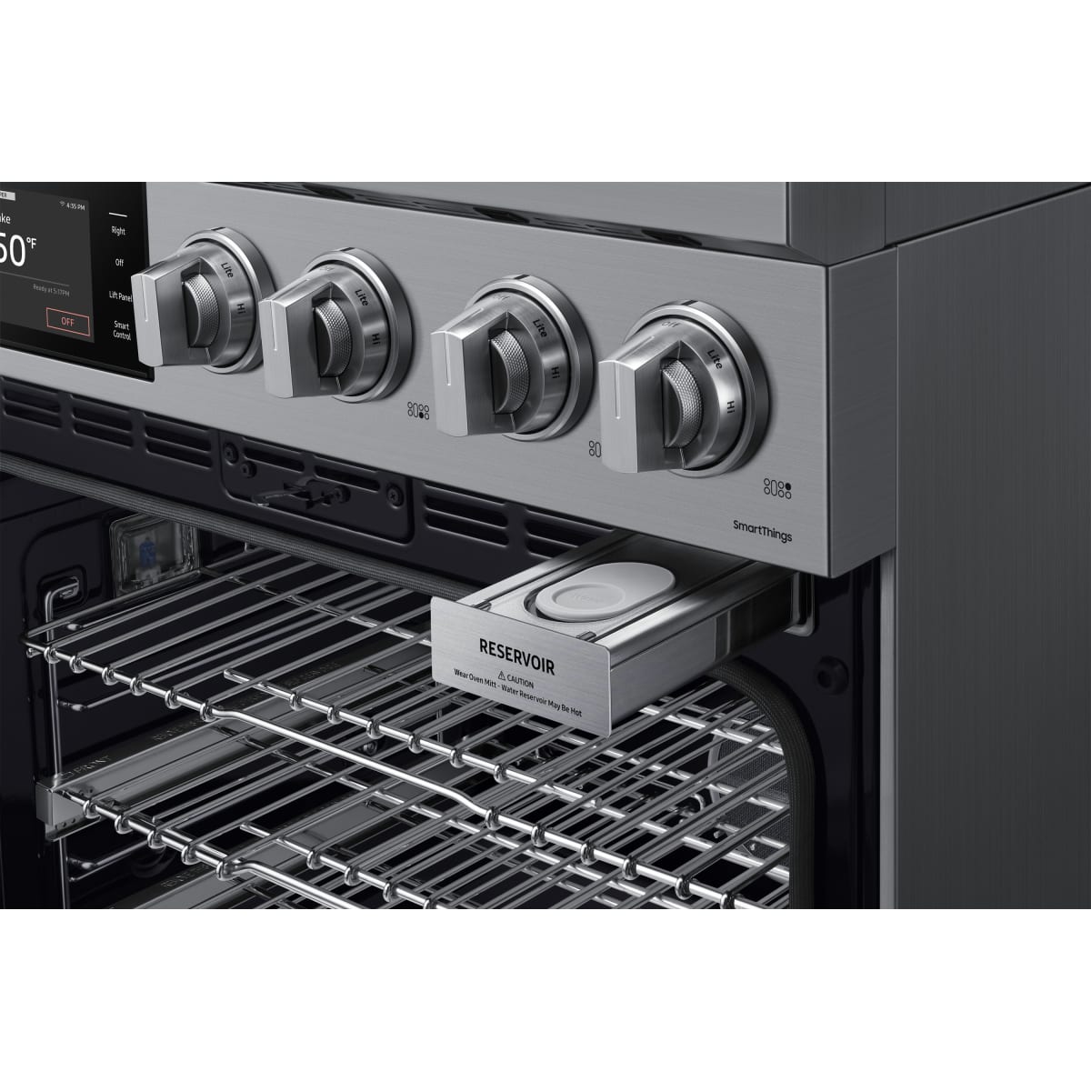 Dacor 48-Inch Transitional Dual-Fuel Steam Range with Embedded Griddle, Silver Stainless - DOP48T963DS