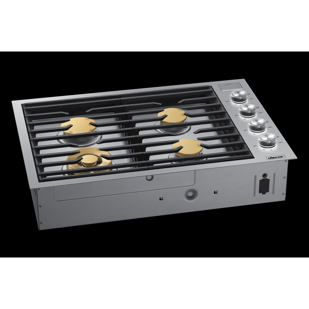 Dacor 30-Inch Contemporary Gas Cooktop, Silver Stainless, NG & LP - DTG30M954FS