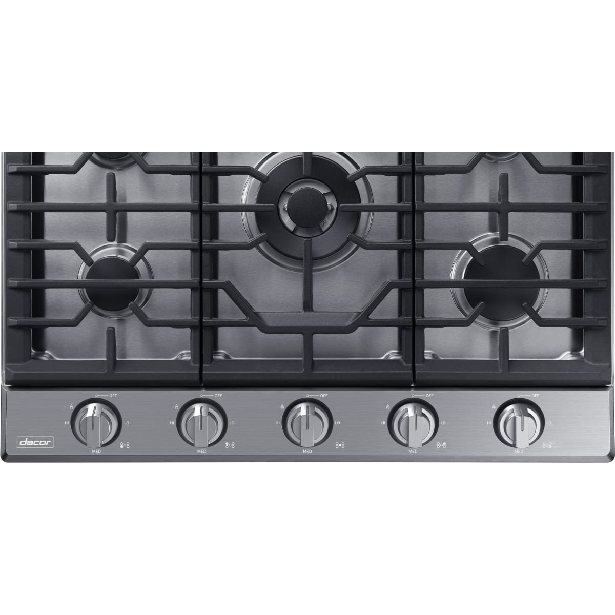Dacor 30-Inch Transitional Gas Cooktop, Silver Stainless, NG/LP - DTG30P875NS