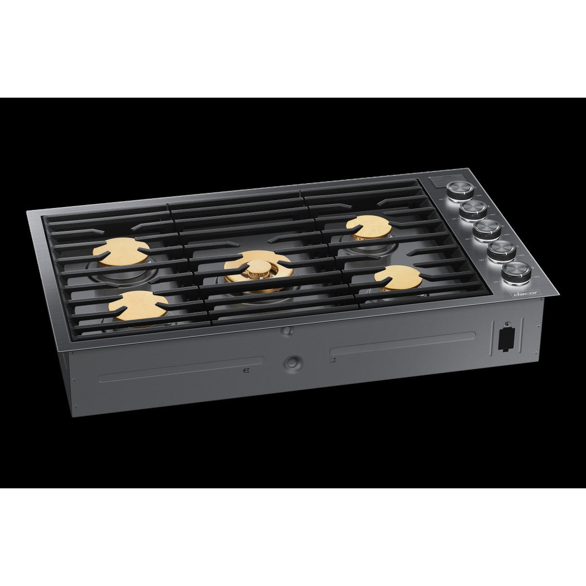 Dacor 36-Inch Contemporary Gas Cooktop, Graphite Stainless, NG/LP - DTG36M955FM