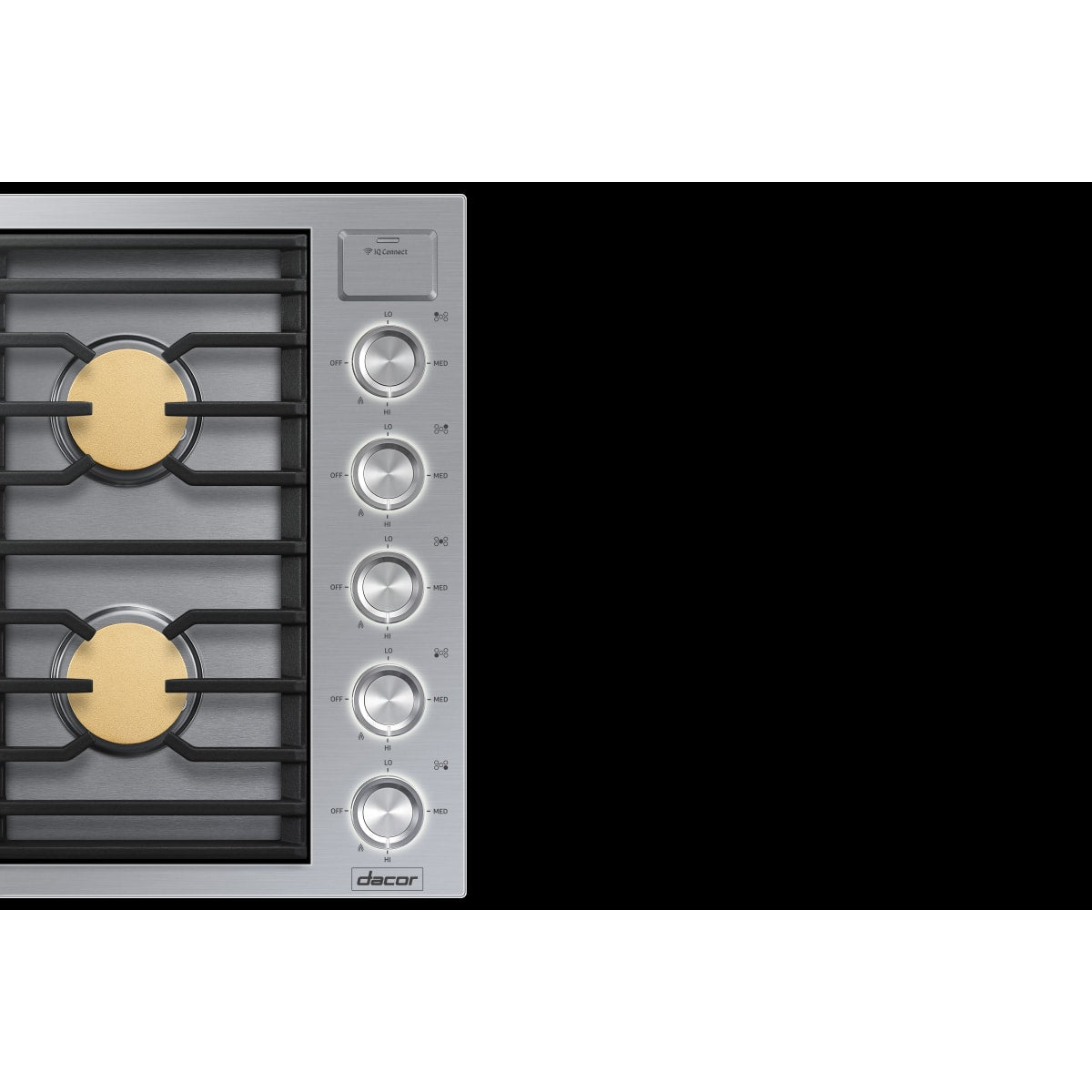 Dacor 36-Inch Contemporary Gas Cooktop, Silver Stainless, NG/LP - DTG36M955FS