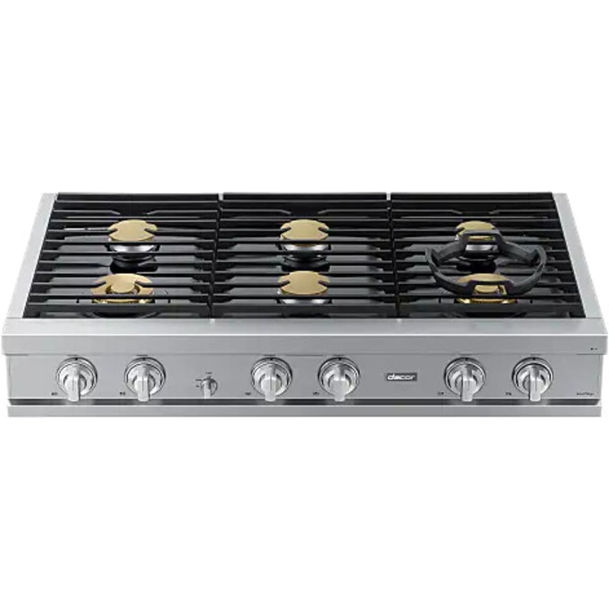 Dacor 48-Inch Transitional Gas Rangetop, Silver Stainless - DTT48T960GS