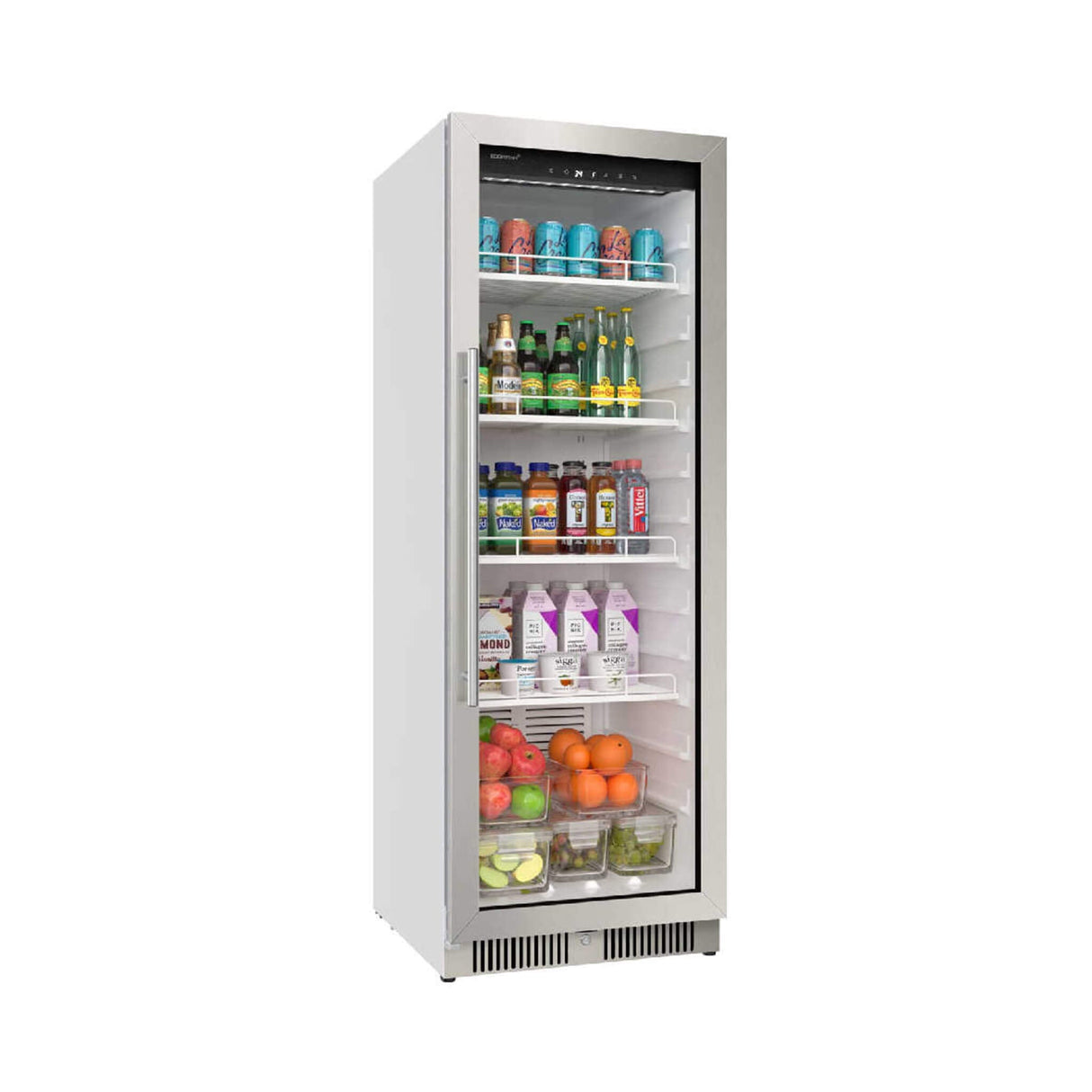 Edgestar 10.1 Cubic Feet Commercial Beverage Merchandiser With Temperature Alarm and Reversible Door, 22" (SAK45983)