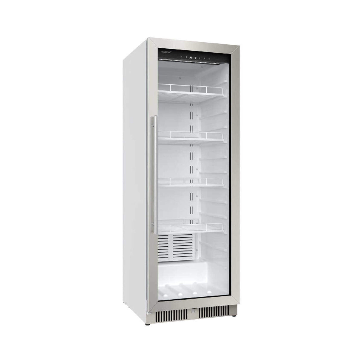 Edgestar 10.1 Cubic Feet Commercial Beverage Merchandiser With Temperature Alarm and Reversible Door, 22" (SAK45983)