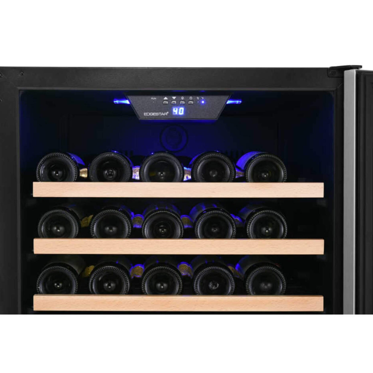 Edgestar 24" Wide 151 Bottle Capacity Freestanding Single Zone Wine Cooler With Even Cooling Technology (SAK30756)