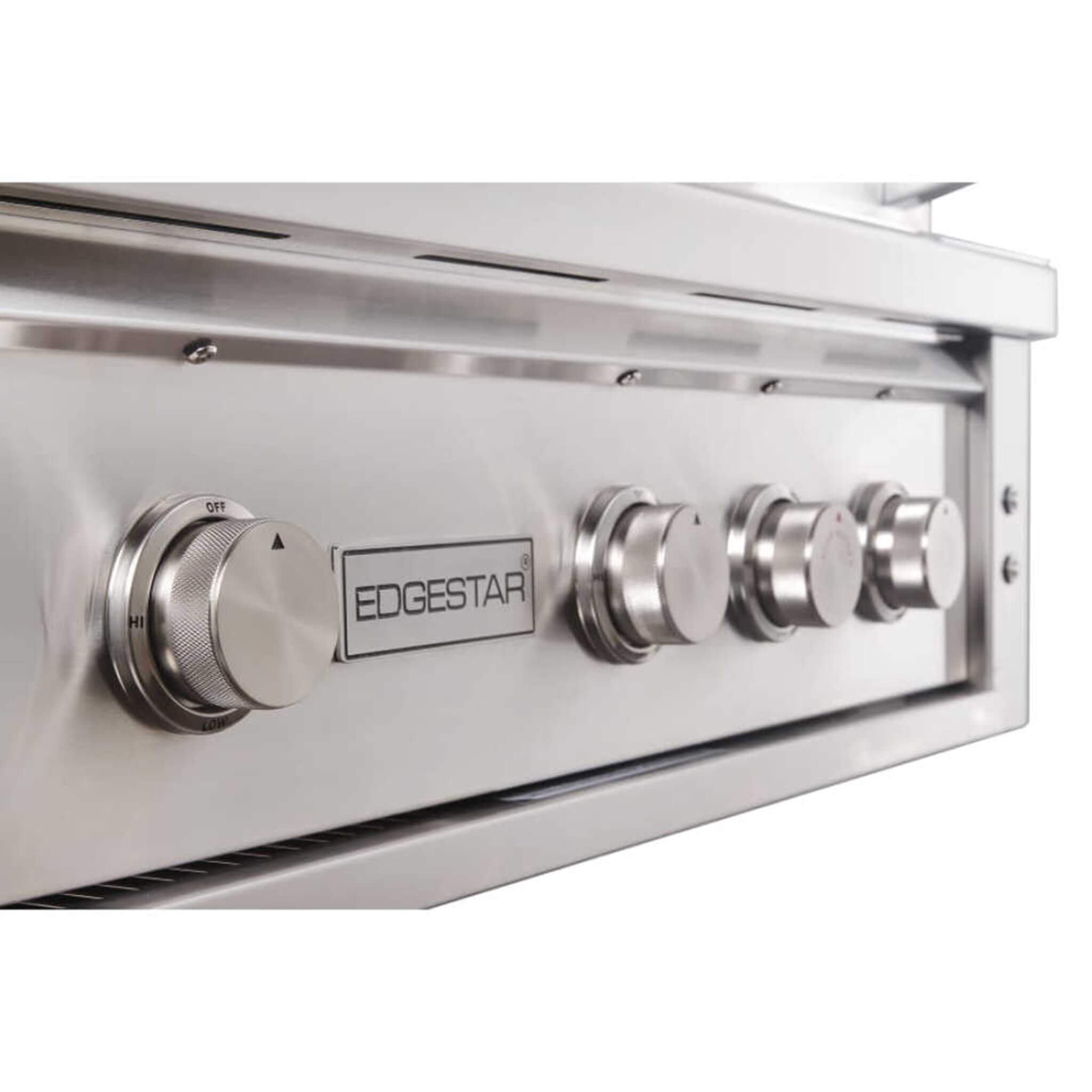 Edgestar 60K BTU 30" Natural Gas Built-In Grill With Lighted Grill Area And Double Access Doors (SAK82568)