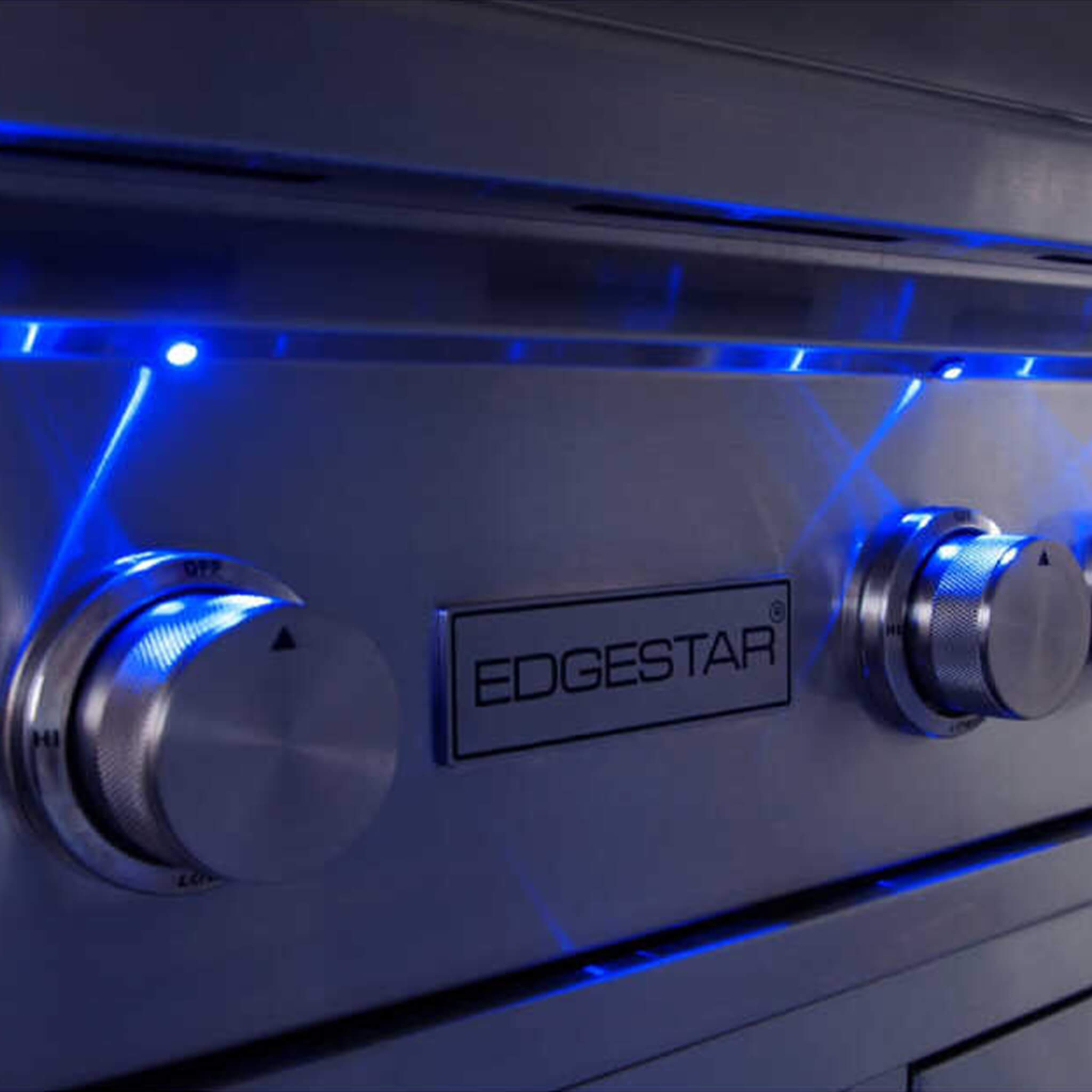Edgestar 60K BTU 30" Natural Gas Built-In Grill With Lighted Grill Area And Double Access Doors (SAK82568)