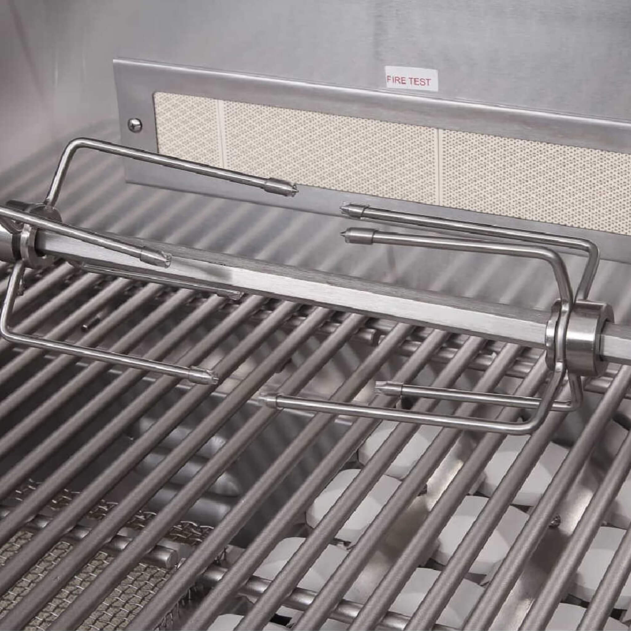 Edgestar 89K BTU 42" Wide Natural Gas Freestanding Grill Cart With Rotisserie And Lighted Knobs (SAK56935)