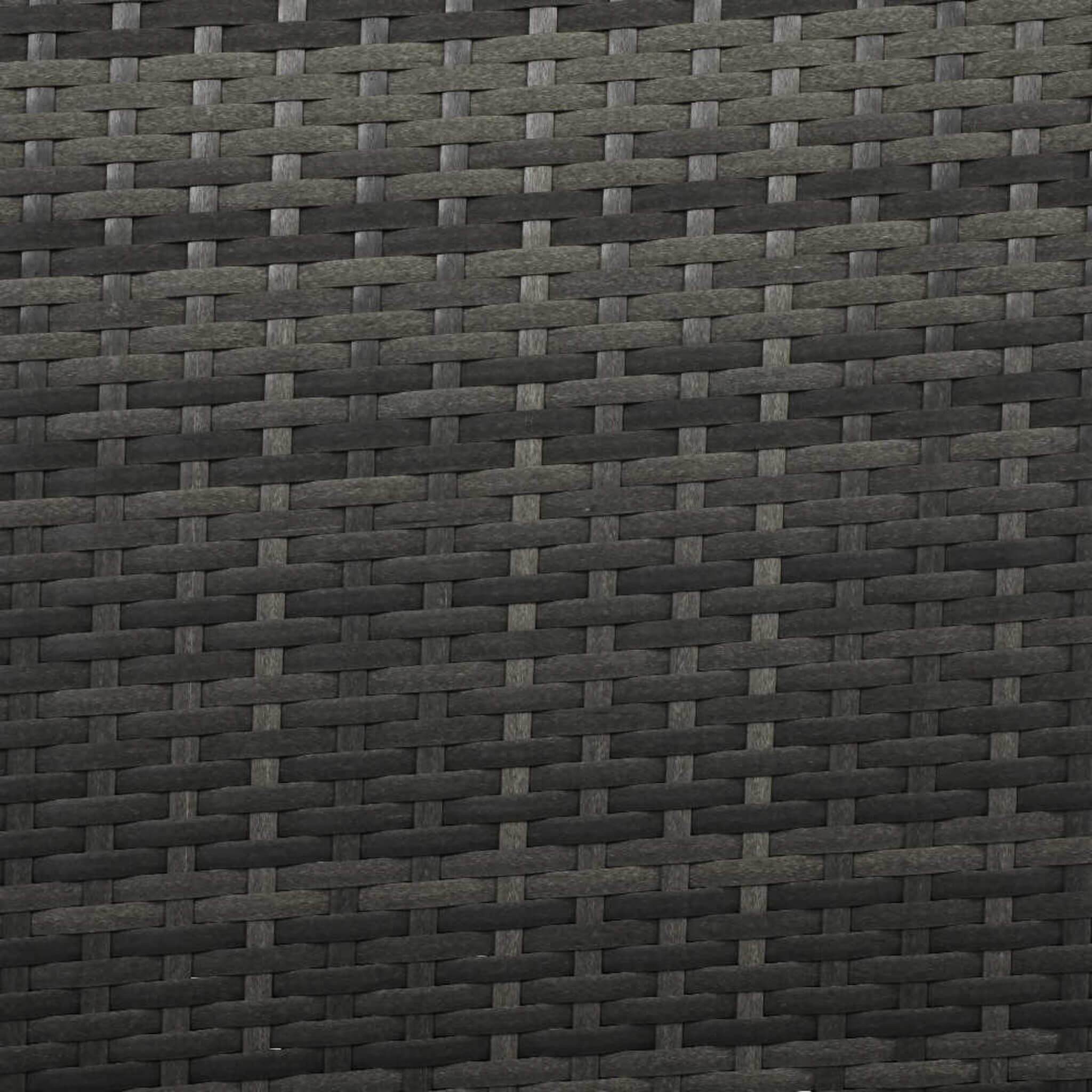 Elegant Beige Circular Rattan Patio Sofa Set With Tempered Glass Coffee Table And 6 Pillows