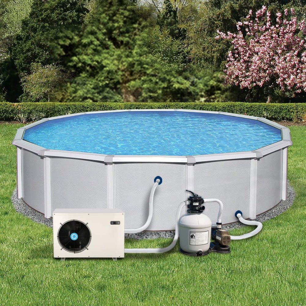 Energy-Saving Electric Swimming Pool Heat Pump For Above And Inground Pools, 6000 Gallons