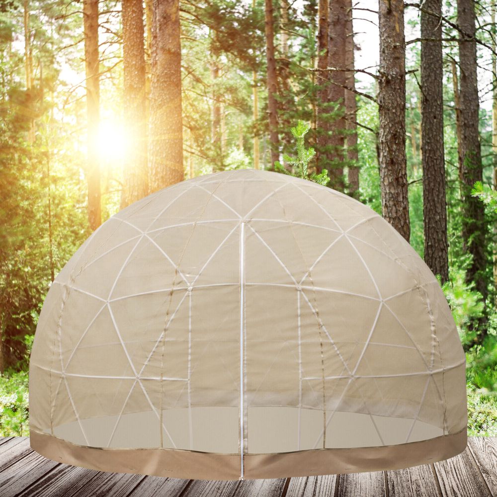 Extra Large 10 Person Outdoor Igloo Garden Greenhouse Dome Tent, 12FT (94316275)
