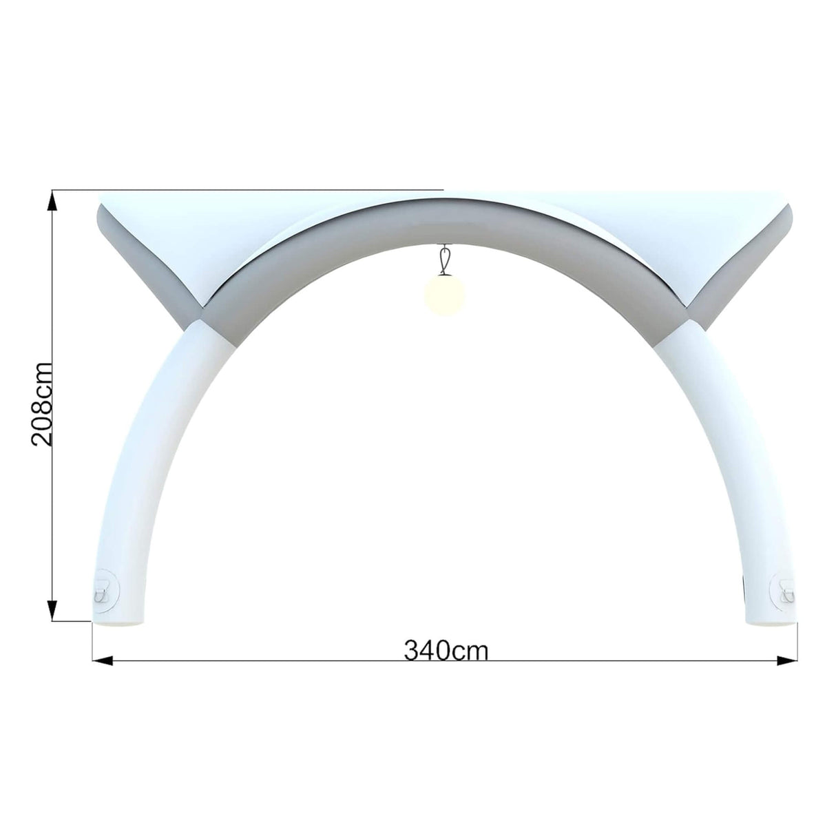 Extra Large Inflatable Floating Dock Platform With Air Pump (SAK91230)