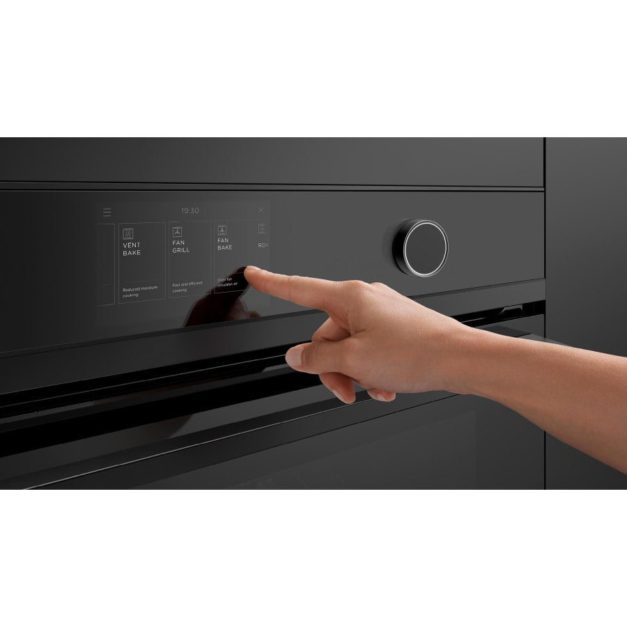 Fisher & Paykel 30" Series 9 Minimal Self-Cleaning Oven, Black – OB30SDPTDB1
