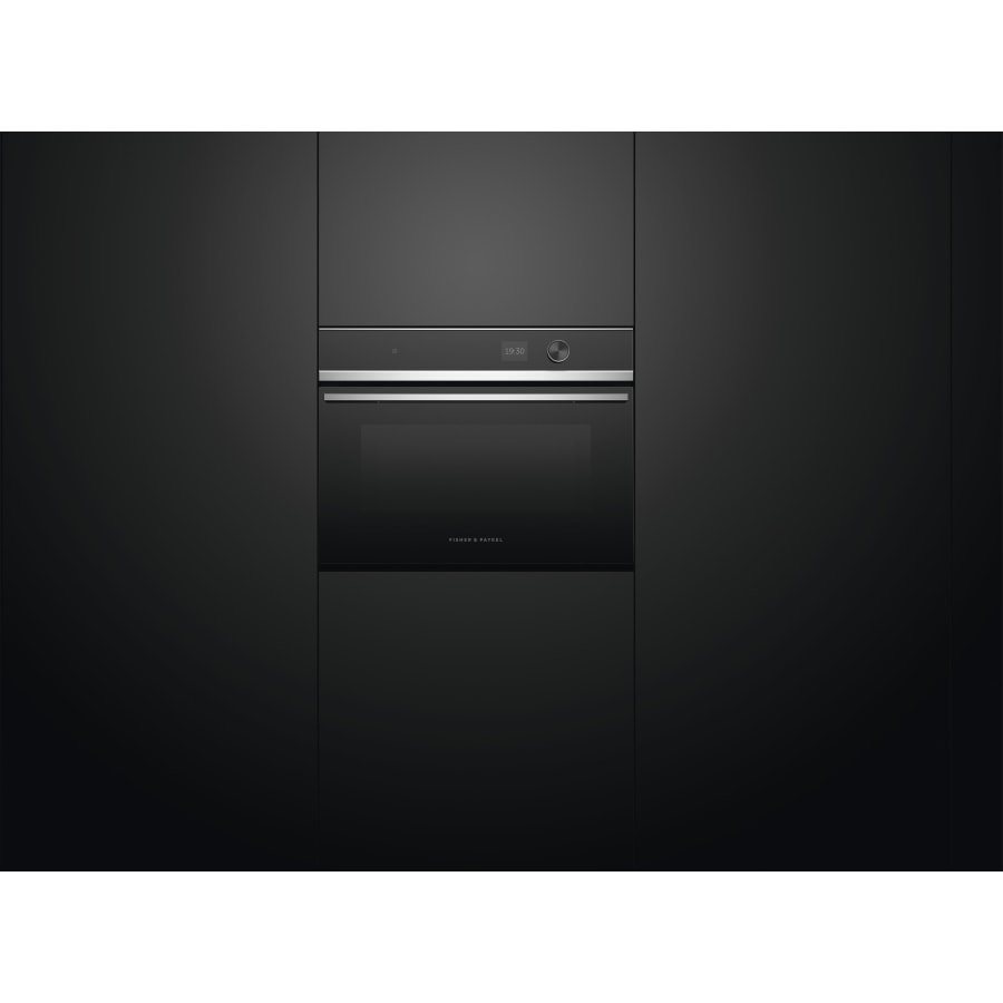 Fisher & Paykel 24" Series 7 Contemporary Compact Convection Speed Oven, Stainless Steel – OM24NDLX1