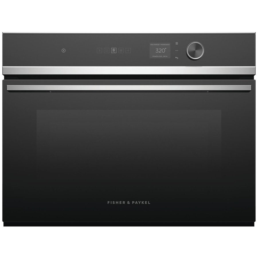 Fisher & Paykel 24" Series 7 Contemporary Compact Convection Speed Oven, Stainless Steel – OM24NDLX1