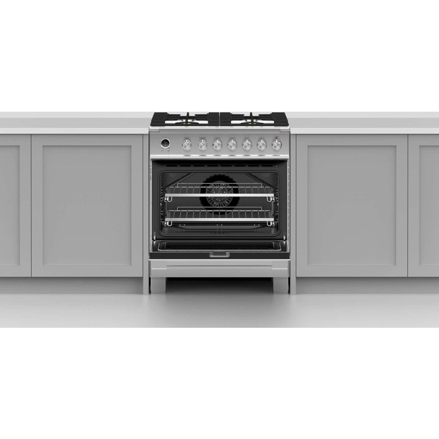 Fisher & Paykel 30" Series 9 Classic Dual Fuel Range, 4 Burner – OR30SCG6*