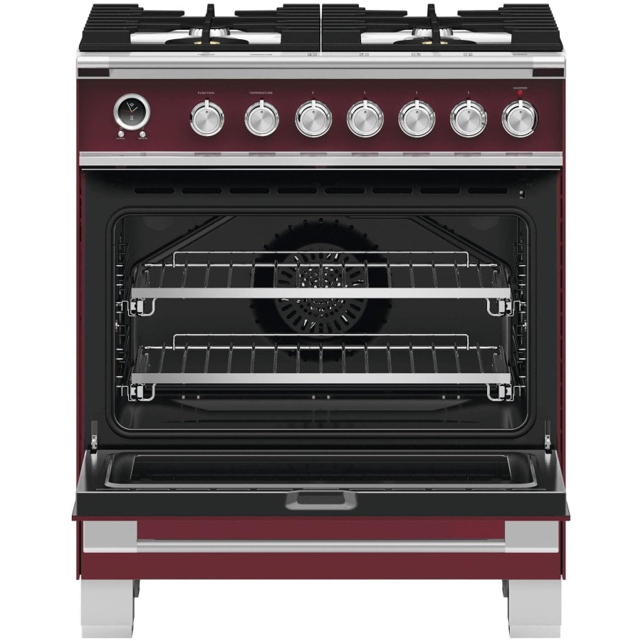 Fisher & Paykel 30" Series 9 Classic Dual Fuel Range, 4 Burner – OR30SCG6*