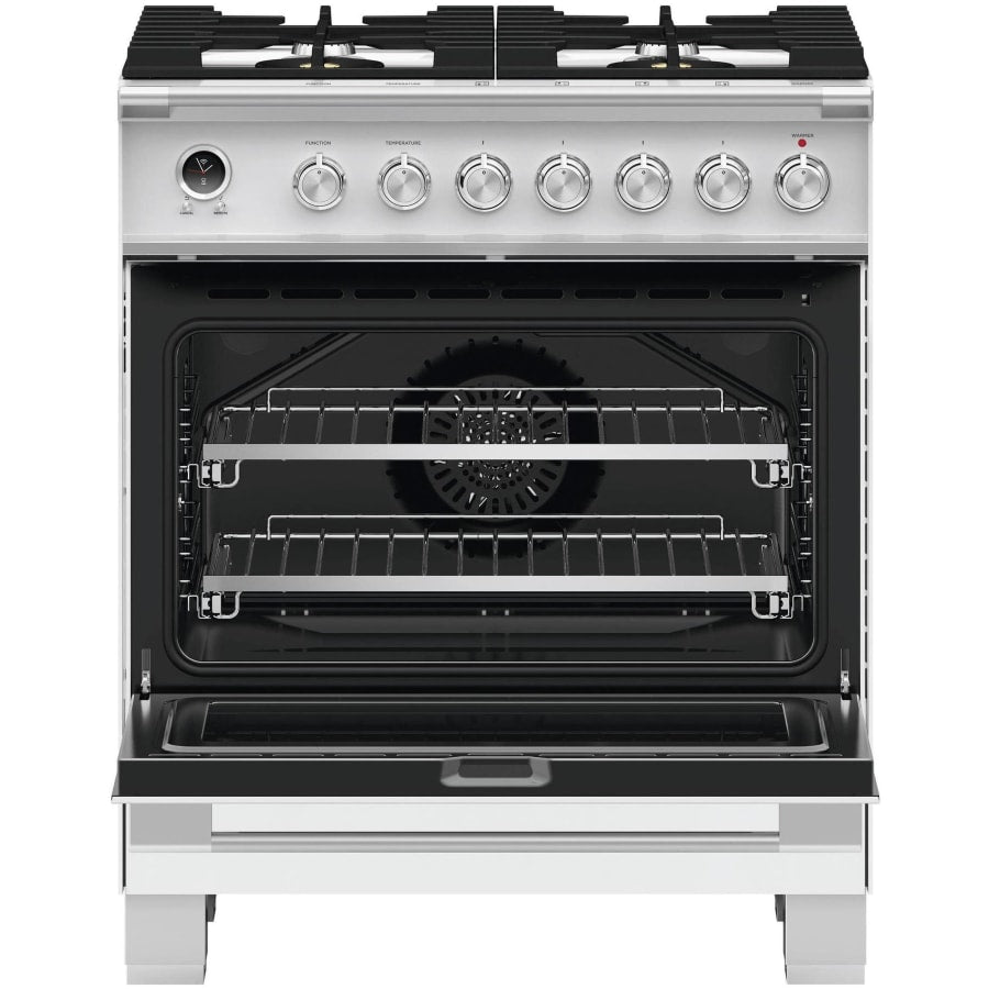 Fisher & Paykel 30" Series 9 Classic Dual Fuel Range, 4 Burner – OR30SCG6*