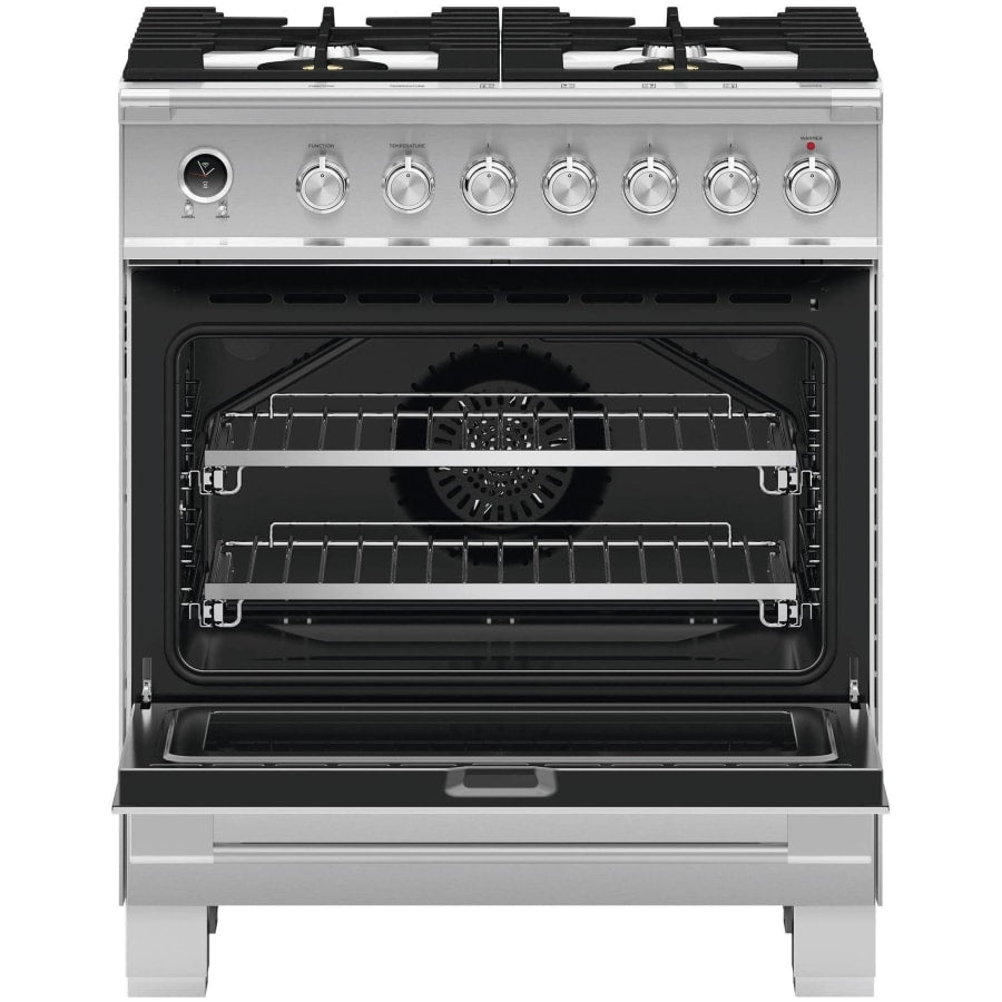 Fisher & Paykel 30" Series 9 Classic Dual Fuel Range, 4 Burner – OR30SCG6*