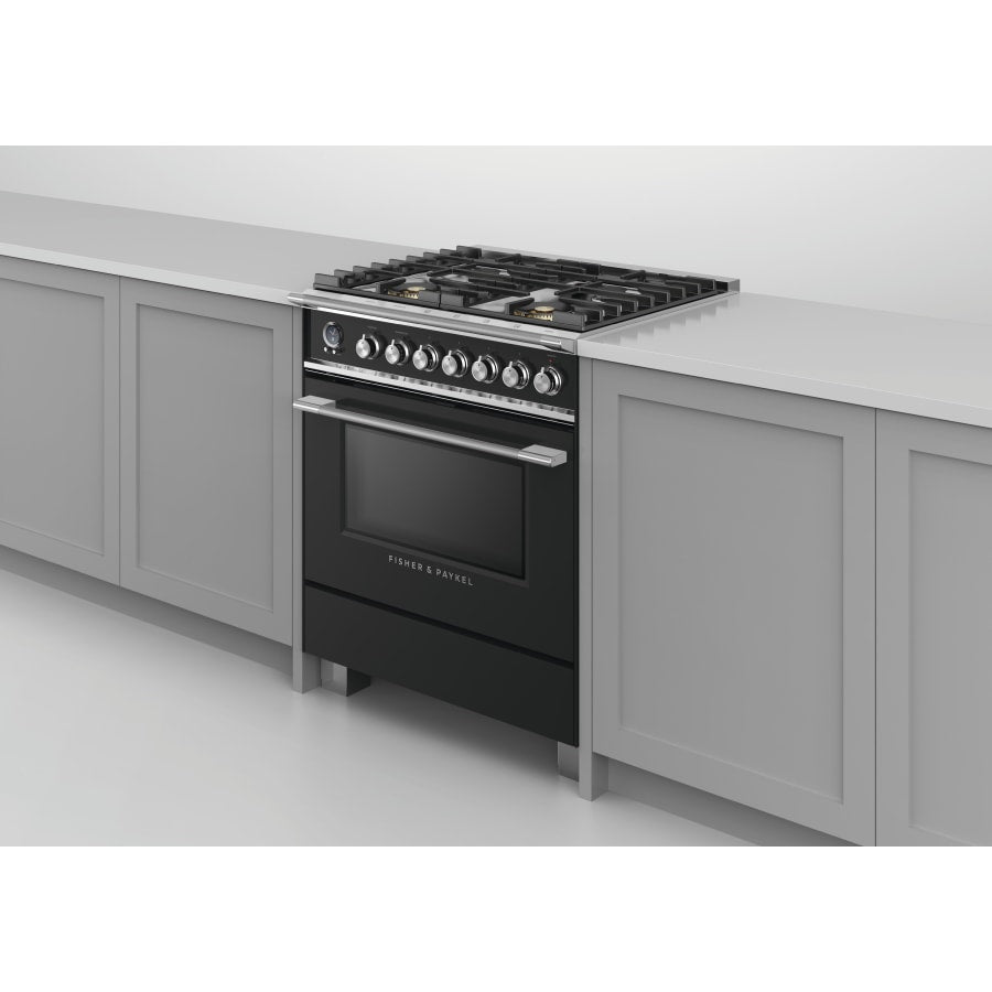 Fisher & Paykel 30" Series 9 Classic Dual Fuel Range, 4 Burner – OR30SCG6*