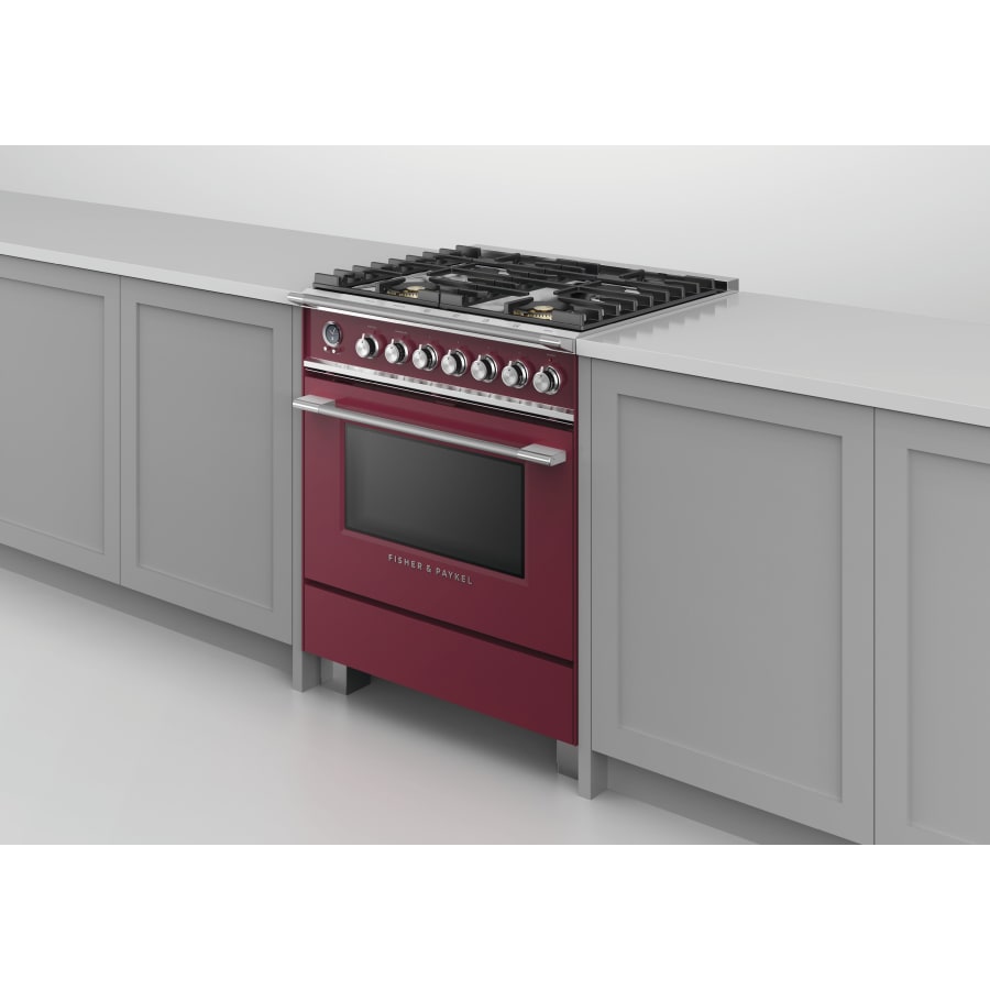 Fisher & Paykel 30" Series 9 Classic Dual Fuel Range, 4 Burner – OR30SCG6*