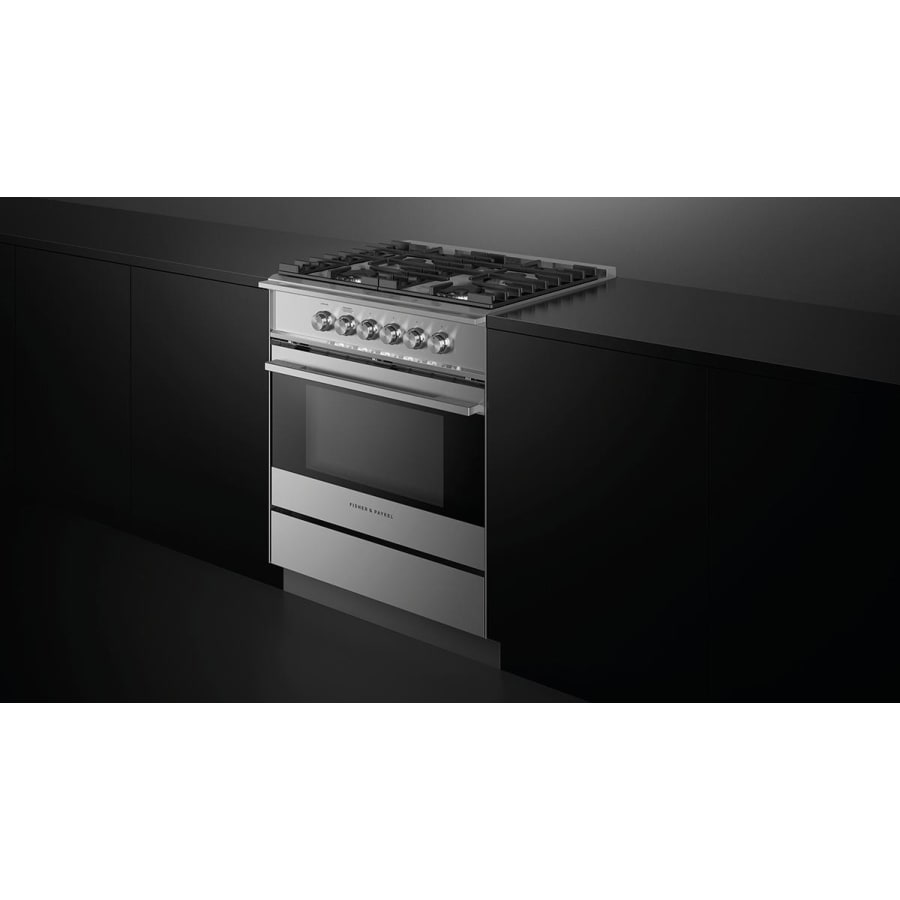 Fisher & Paykel 30" Series 7 Contemporary Gas Range, 4 Burner – OR30SDG4X1