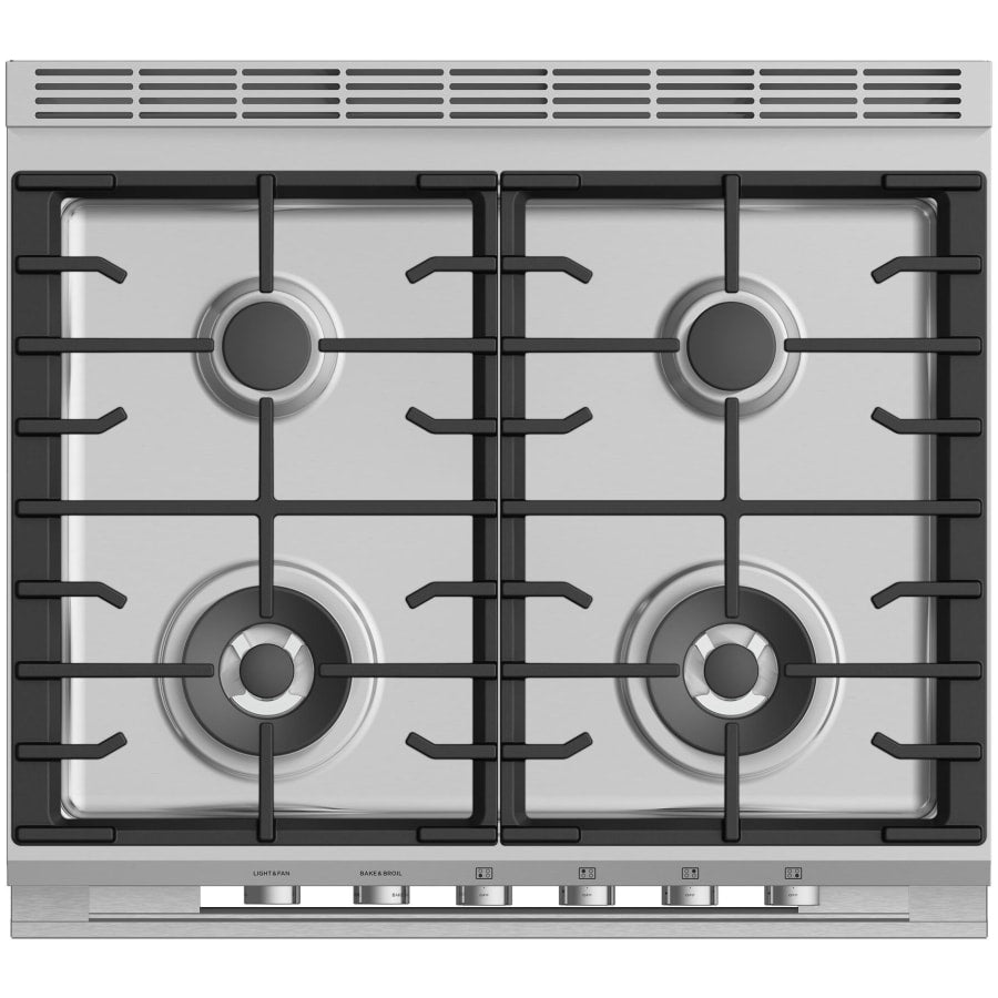 Fisher & Paykel 30" Series 7 Contemporary Gas Range, 4 Burner – OR30SDG4X1