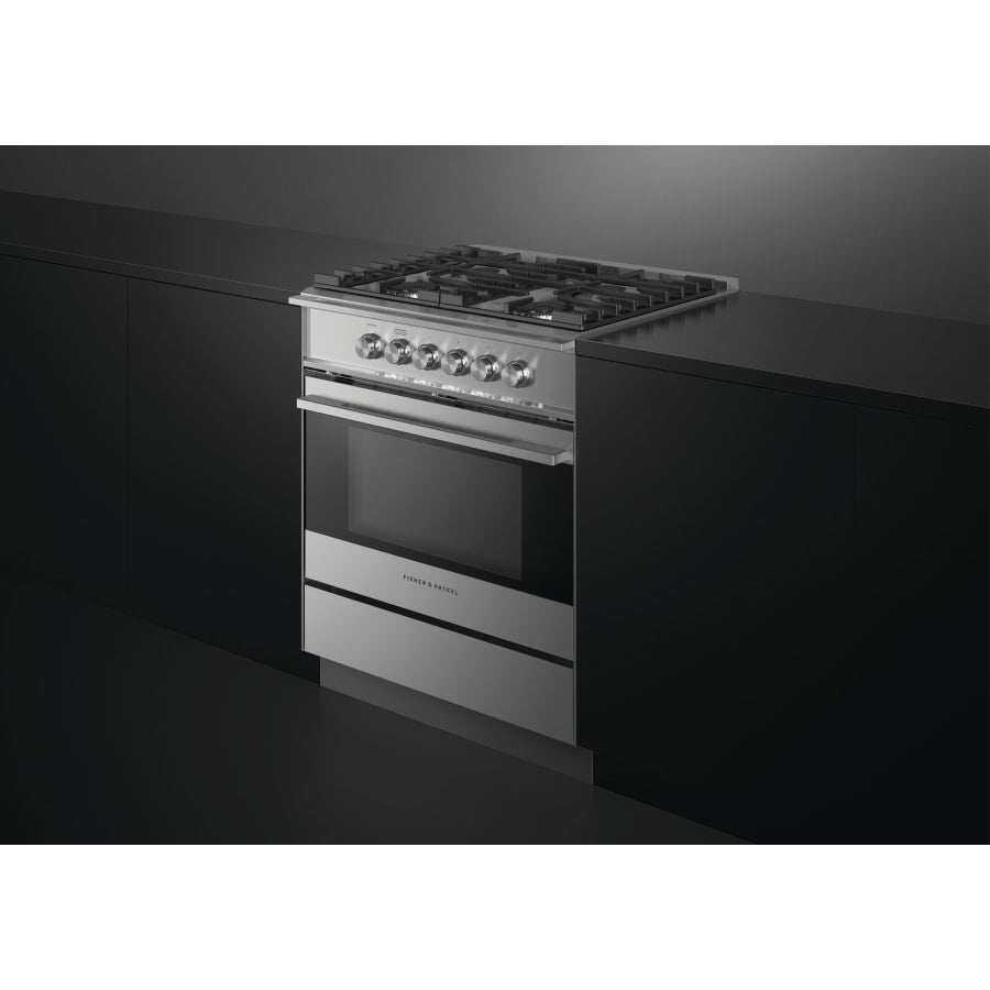 Fisher & Paykel 30" Series 7 Contemporary Gas Range, 4 Burner – OR30SDG4X1