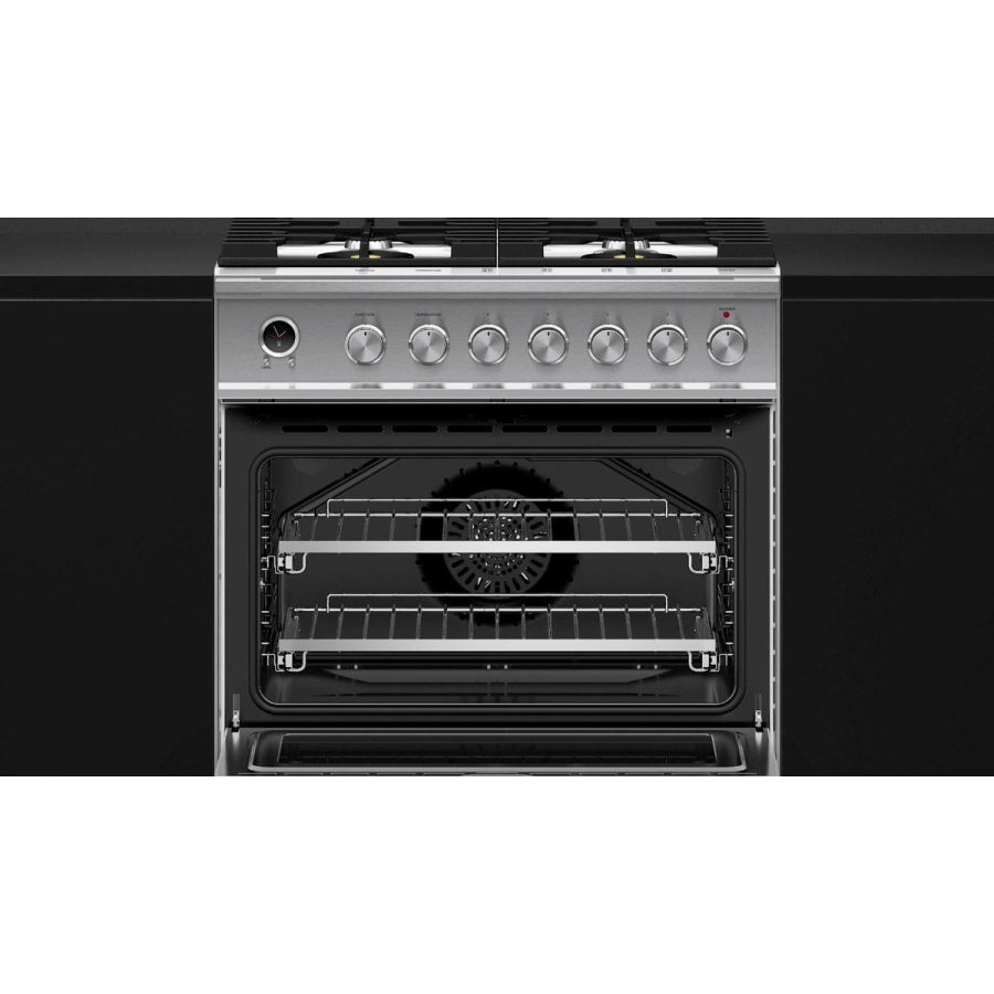 Fisher & Paykel 30" Series 9 Contemporary Dual Fuel Range, 4 Burner – OR30SDG6X1