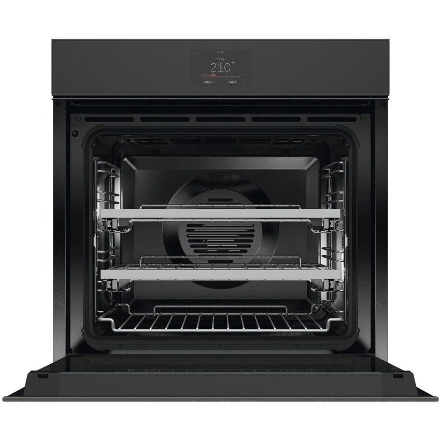 Fisher & Paykel 24" Series 11 Minimal Handleless Combi-Steam Oven, Black Glass – OS24SMTNB1