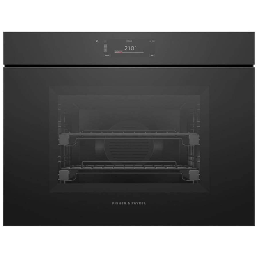 Fisher & Paykel 30" Series 11 Minimal Handleless Combi‑Steam Oven, Black Glass – OS30SMUNB3