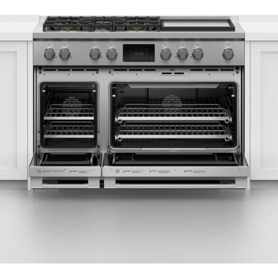 Fisher & Paykel 48" Series 9 Professional Dual Fuel Range, 5 Burner + Griddle – RDV3-485GD-N