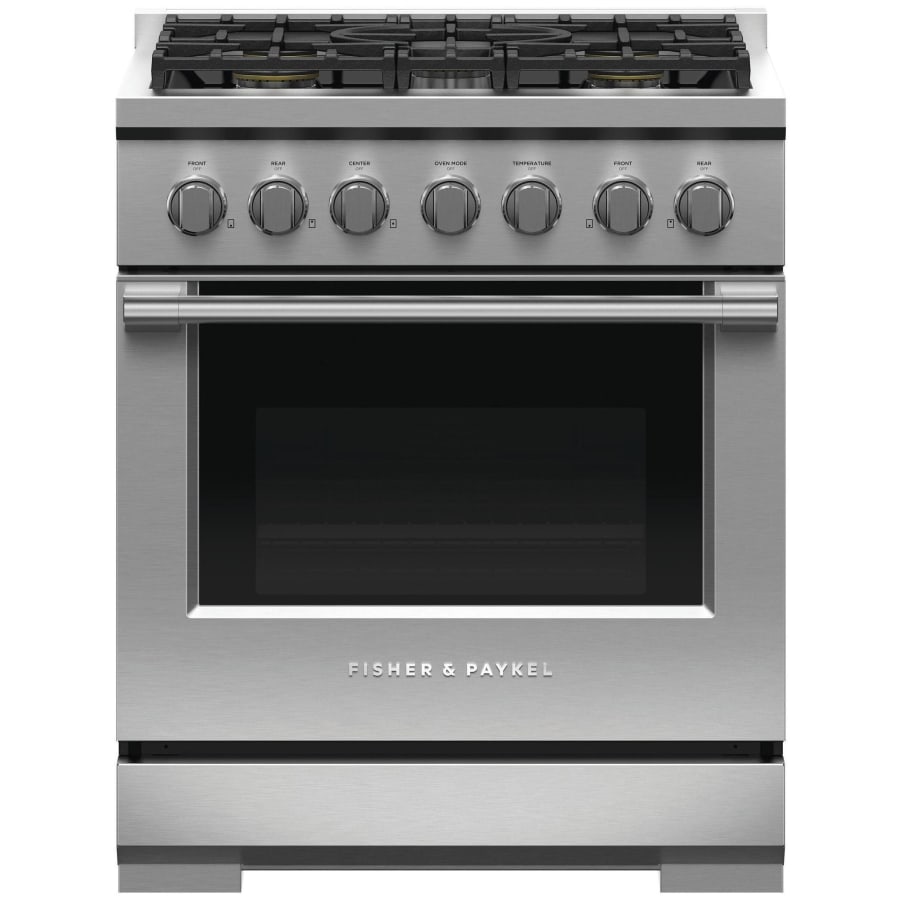 Fisher & Paykel 30" Series 7 Professional Gas Range, 5 Burner – RGV3-305-N