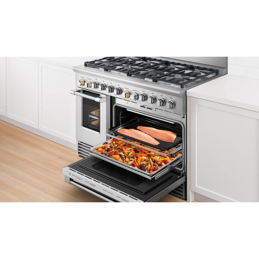 Fisher & Paykel 48" Series 7 Professional Gas Range, 6 Burner with Griddle – RGV3-486GD-N