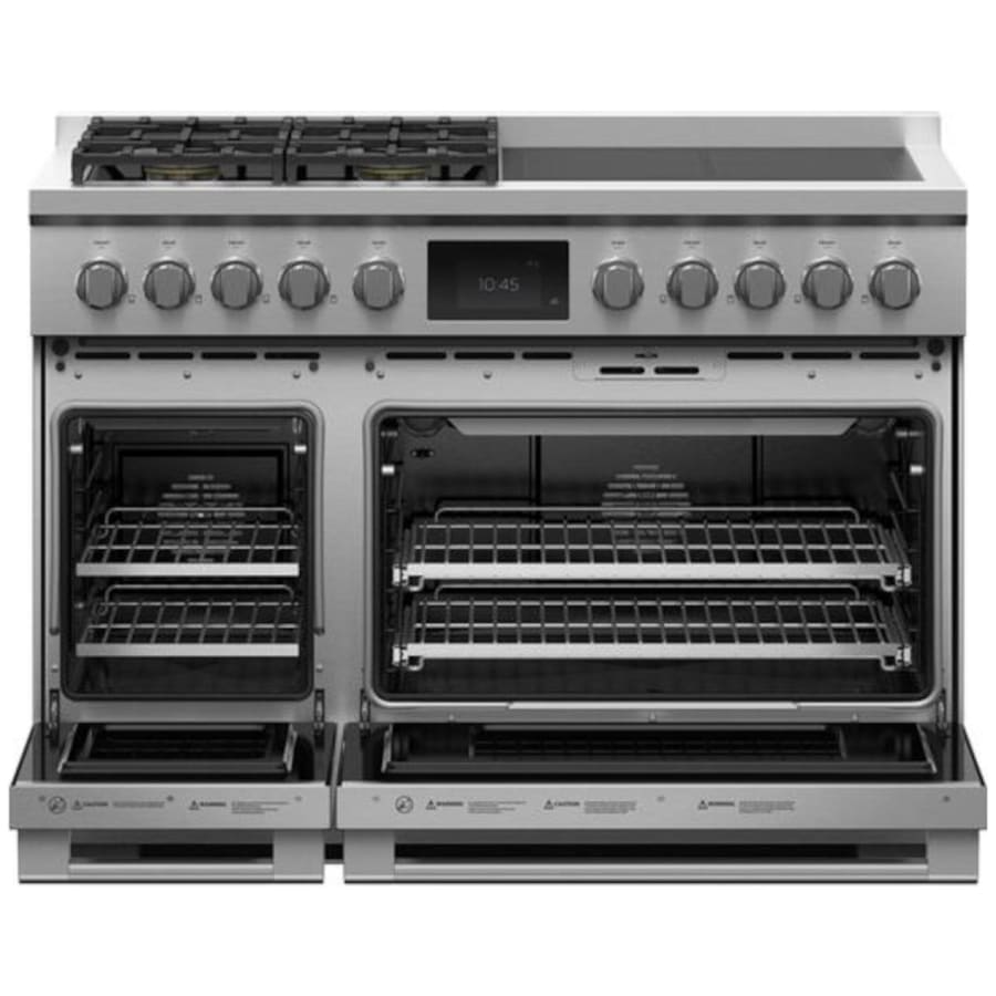 Fisher & Paykel 48" Series 11 Professional Dual Fuel Range, 4 Burner + 4 Induction Zones – RHV3-484-N
