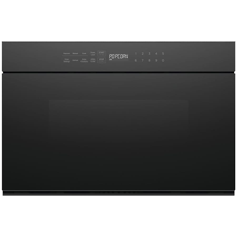 Fisher & Paykel 24" Series 7 Contemporary Microwave Drawer, Black Glass – OMD24SDB1