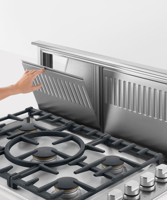 Fisher & Paykel 36" Series 7 Telescopic Downdraft Range Hood, Stainless Steel – HD36